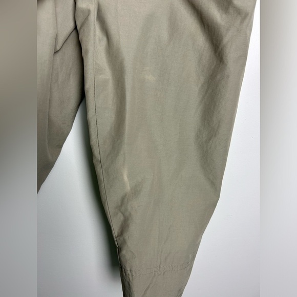 VTG Y2K Eddie Bauer Military Rain Barn Jacket Longline Tan Mens S Academia Cargo - Picture 10 of 13